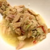 口コミ記事「大人のツナ缶でキャベツのおつまみ@モンマルシェ、栗ごはん@ふるさと納税、鮭昆布巻き」の画像