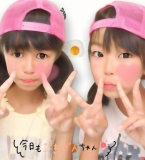 姉妹でプリクラ
