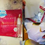 真水素フェイスマスク💛今はやりの水素のフェイスマスク。三枚入りで1480円。乾燥した状態のマスクに付属のアトマイザーで水を噴射して顔に密着させて使います(*&acute;&forall;｀)三日間連続で集中&hellip;のInstagram画像