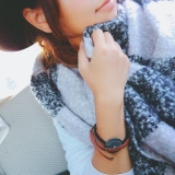 口コミ記事「▲秋コーデ▲ルームジャーニーのフワフワボーダーマフラー▲」の画像