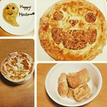 #アクリの冷凍パイシート #monipla 仕事から帰宅して早速 #モニター当選 した #アクリ のバターパイシートで娘達と作ってみた。左上は中に板チョコを挟んで焼いただけ。左下はポットパイ。一応&hellip;のInstagram画像