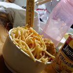 ルパンのカリオストロで出て来たﾊﾟｽﾀでﾊﾟｽﾀ丼♪ #pietro_19801209 #ピエトロ #世界パスタデー #WorldPastaDay #moniplaのInstagram画像