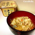 🙏🏻今晩は無添加 円熟こうじみそを使って、豚汁を作りました！味噌のコクとだしがとても美味しかったです♡寒い時期には味噌を使用した料理がピッタリですね🍲#味噌汁 #円熟こうじみそ #ひか&hellip;のInstagram画像