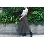 ・・今日のコーディネートは、#RoomJourney 👗のボーダートップスが主役✨ ・・手首までしっかりフィットするから着膨れせずに着れたよ🙌 ・・・ 　#Wordtrobe &hellip;のInstagram画像