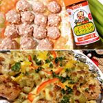 ピエトロ『和風しょうゆ』でつくねとセロリのチーズ焼き♪ #pietro_19801209 #ピエトロ #クリスマス #ドレッシング #moniplaのInstagram画像