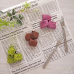 *バレンタインスイーツ第ニ弾❣️✩#生チョコ*失敗生チョコ。でも記録なのでUPします😢*生チョコ初めて作りました工程はかんたーーん！と思っていざ切り分ける時&hellip;ま&hellip;のInstagram画像