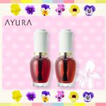 見た目はネイルなのに&hellip;ほんとはチーク♡アユーラ新作のシロップチーク可愛い(*๓&acute;˘`๓)ウォーター状だからみずみずしいし透明感も出しやすそう♪✱#アユーラ#チーク#新作#春&hellip;のInstagram画像