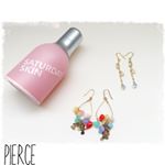 ☆ピアス☆・これから、2017S/Sに向けてちょこちょこ作っています𓇼今度たくさんBASEにアップしますね𓇼・・可愛いボトルは韓国のアイクリーム☆可愛いボトルが目を引きます&hellip;のInstagram画像