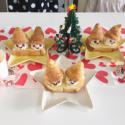 「サンタさん風クロワッサン」【現品】トランス脂肪酸0！&ldquo;ココナッツオイル&rdquo;レシピモニター20名大募集！の投稿画像