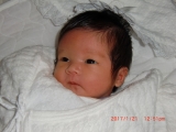 生まれて１ケ月です