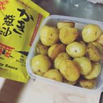 かき醤油で新ジャガの甘辛バター醤油！#アサムラサキ #かき醤油 #ひな祭り #monipla #アサムラサキファンサイト参加中のInstagram画像