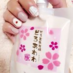 🌸どろあわわ<桜>と💅newnail💕お試しさせて頂いた🌸どろあわわ<桜>ほんのりピンク？と思ってたけどモチモチの白泡でした。&deg; 香りも桜🌸をイメージしてたけど無香料。&hellip;のInstagram画像