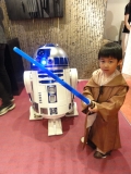 ジェダイになって大好きなＲ２－Ｄ２と♪