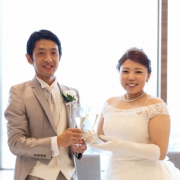 「結婚式の時の写真です。」【30名様に！】写真から作成するオリジナルクオカード1000円券！！の投稿画像