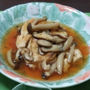 チキンソテーのきのこあんかけ