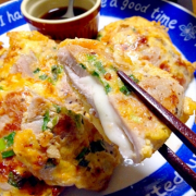 豚肉のチーズインピカタです☆