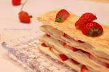 パイシートで簡単イチゴミルフィーユ