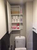 「トイレとリネン庫の収納です♪」の画像（1枚目）