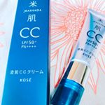 ✨✨米肌✨✨【MAIHADA】CCクリーム🔼プッシュ式で使いやすいのと、何と言っても伸びの良さ💗朝は子供の準備などでバタバタしてるので今まで、下地➡︎毛穴カバーのコンシーラー➡︎リキッドファン&hellip;のInstagram画像
