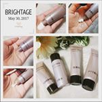 BRIGHTAGE　トライアル4品セットをお試しさせて頂いています！①落とす／メイク落とし②洗う／洗顔料③うるおす／化粧水④高める／乳液状美容液というシンプルステップのライ&hellip;のInstagram画像