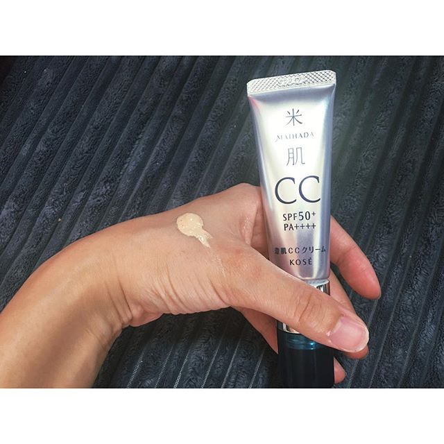 口コミ投稿：KOSEさんの米肌CC。私、面倒くさがりやさんなのでスキンケア以外は、ちゃちゃっと終…