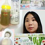 すっきりミラクルモリンガを飲んでみました🎵哺乳瓶がお水、ボトルは豆乳で作りました🍀お水で作ると甘味が少ないグリーンティーで、豆乳で作ると葉もの系のスムージーのようなお味でした🙌🎶夏服も着なきゃなので、&hellip;のInstagram画像