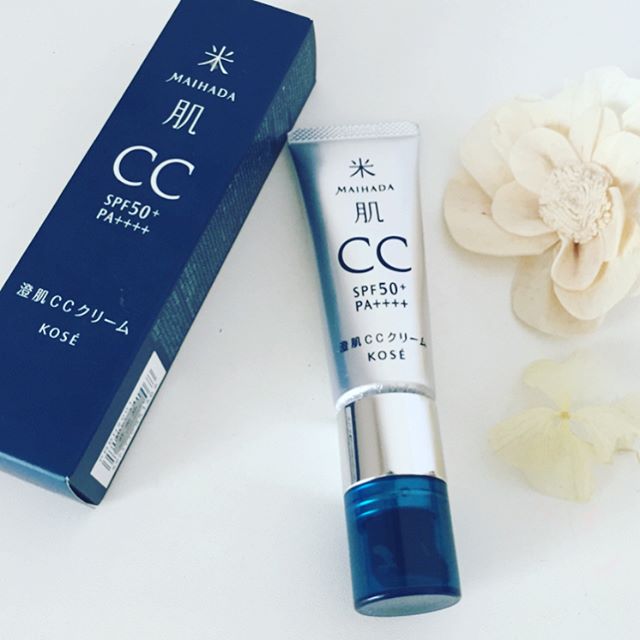口コミ投稿：KOSEの米肌 澄肌CCクリームをお試し。こちらCCなのにSPF50☀️⁉︎ 普通肌01はちょっと黄…