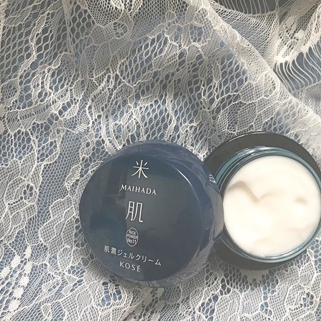 口コミ投稿：ㅤㅤㅤㅤㅤㅤㅤㅤㅤㅤㅤㅤㅤ米肌のジェルクリーム、試し中です💙軽くてプルンとしたテ…