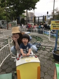 乗り物が大好きな息子です♪