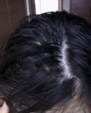 黒いロングだから目立つ