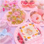..まゆことお家パ〜ティ〜💒🎀💕.( @inaho_illust )さんのイラストの写真ケーキ🎂💗可愛すぎない？😂💓.大好きな生ハムロースで薔薇作って周りに春巻きサラダ&hellip;のInstagram画像