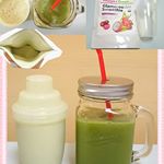 #ピタヤと青汁のグラマラスリムスムージー を飲んでみました🐸ピタヤ(ドラゴンフルーツ)、アグアヘとプエラリアを配合した置き換えドリンクです🌼 国産大麦若葉・ケールなどの青汁、青パパイヤ・コ&hellip;のInstagram画像