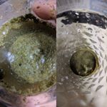 シェーカーがないんで水150でグルグルかきまぜてみましたがやはりシェーカーないと厳しいのかも😅見た目が汚いですね（笑）飲んでみた感じ緑茶みたいなお茶を飲んでるみたいで美味しかったです。&hellip;のInstagram画像