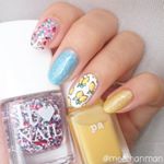 .散らかった感が否めませんが...#スタンピング で簡単に#レモンネイル をやってみました💅✨レモン部分は画像3枚目のように少しぷっくりしてます😆💕#paネイル のシェルマットを使って&hellip;のInstagram画像