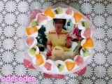 口コミ：フォトジェニックな贈り物&hearts;ケーキ頼むなら「顔写真ケーキ」がおもしろい！の画像（1枚目）