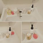 モニター当選したハンドクリーム♡シンプルなデザインだから洗面台に置いてもスッキリ♡使い心地も水みたいにすっと馴染むしベタつかないし◎◎匂いもなくてよき❤ポンプタイプだから、チューブ&hellip;のInstagram画像