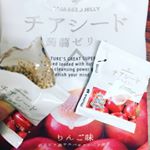 #株式会社若翔 様のチアシードこんにゃくゼリーりんご味🍎モニターさせていただきました✨ ..スーパーフードのチアシードをダイエットの定番‼️蒟蒻ゼリーに入っている商品...1️⃣時&hellip;のInstagram画像
