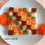 🍣モザイクちらし寿司🍣*今日はひな祭りなのでちらし寿司作りました🎎🌸*錦糸卵はプリンちゃんにしたよ💕*#クッキングラム#インスタグラマー#デリスタグラマー#デコごはん#デコ&hellip;のInstagram画像