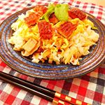 モニプラ様から一正蒲鉾さんのうな次郎とピュアふぶきをモニタープレゼントしていただきました!*昨日は雛祭りだったので二つを使ってちらし寿司にしてんけど、見た目がもううなぎそのまま(*ﾟДﾟ*)&hellip;のInstagram画像