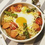 仙台勝山館MTCオイルカレーのモニター参加です。MTCオイルカレーで作ってみました！もち米を加えて炊いたほんのり香るかガーリックライスにMTCオイルカレー。さらにJohnsonvilleのHO&hellip;のInstagram画像