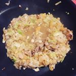 こないだの、おうちもんじゃ♡#ひさしぶり#もんじゃ焼き#おいしい#どんどん進む#おこげ#最高#フライパンで#簡単ごはん#ホシサンレシピ#ホシサン極みだし#ホシサンだしパック#無添加だしパッ&hellip;のInstagram画像