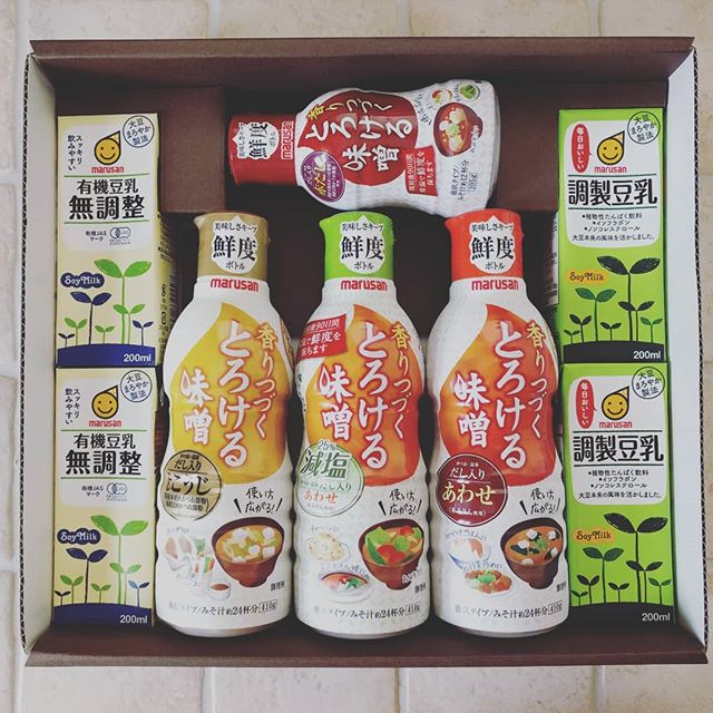 口コミ投稿：．#マルサン #香りつづくとろける味噌 #マルサン豆乳 #monipla #みそと豆乳のマルサ…