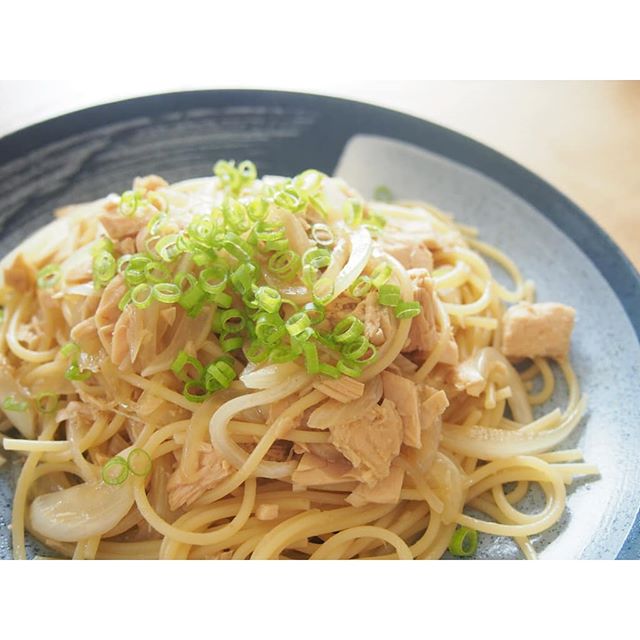 口コミ投稿：ツナと新玉ねぎのパスタ🎵ツナはモンマルシェ様のオーシャンプリンセス ホワイトツナ …