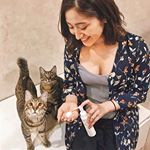 姉がこれめっちゃいいよーって勧めてるのを邪魔する２匹😹💕(あと１匹飼ってます🐈).#猫スタグラム#ネコスタグラム#猫#にゃんこ#猫のいる暮らし #LUNAナチュラルアップクリー&hellip;のInstagram画像