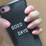 自分でアレンジできるiPhoneケース📱シンプルなデザインがすごくいい❤️ #レターボードケース #letterboardcase #case #iphonecase #iphoneケース #ip&hellip;のInstagram画像