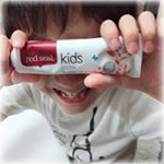 💮レッドシールキッズの歯磨き粉をお試し✨ミント感が強いと息子が嫌がりますがコレは大丈夫でした😆最初ｸﾝｸﾝ(￣&infin;￣)してましたが（笑）虫歯0️⃣のまま、成長して欲しいですね❤▫&hellip;のInstagram画像