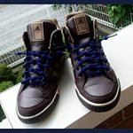 今日ご紹介するのは普段よくスニーカーを愛用している方・スポーツ大好きって方にオススメしたい収縮性抜群の結ばない靴ひも👣クールノットです😌ネイビー Lサイズを使用🙆ぷっくりした部分を靴穴に通&hellip;のInstagram画像