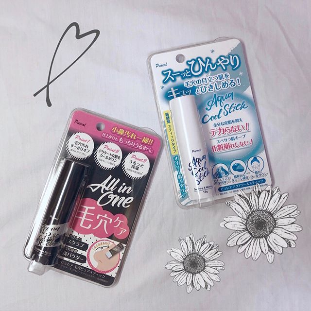 口コミ投稿：.﻿夏だねーー🌻💕﻿﻿今日はピュレアさんの﻿『アクアクールスティック』と﻿『毛穴ピュア…