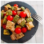 𓂃◌𓈒𓐍𓇼*﻿&bull;.\ チキン&アボカドのバルサミコサラダ /.&bull;﻿﻿﻿モンテ物産さんより﻿アドリアーノ・グロソリ社のバルサミコ酢﻿をモニターでいただきました◡̈﻿﻿﻿&hellip;のInstagram画像