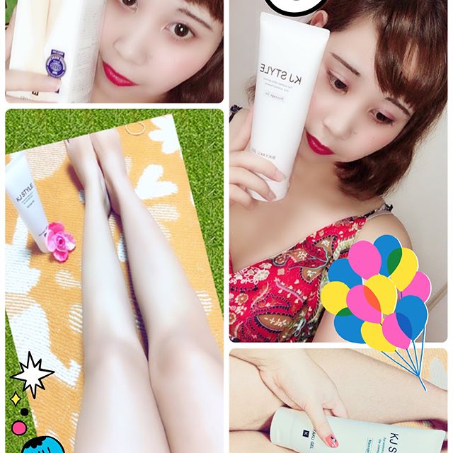 口コミ投稿：2018.6.26~KJ美脚マッサージジェルで頑張ってケアしてきました‪\(ᯅ̈ )/‬ついに最終日…